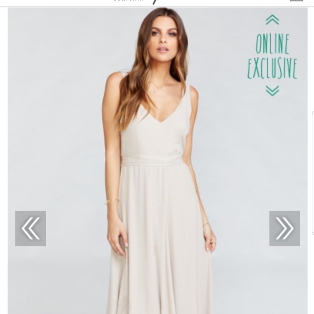 Jenn Maxi Dress- Show me the Ring Crisp